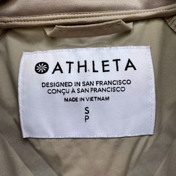 Athleta Inlet Down Jacket Size Small - Picture 4 of 8